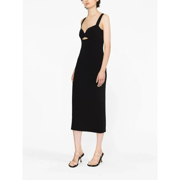Roland Mouret Knit Midi Dress in Black XSmall New Womens Bodycon - Picture 11 of 15
